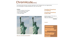 Desktop Screenshot of chromacute.com