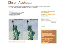 Tablet Screenshot of chromacute.com